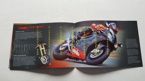 Aprilia RSV 1000 R - Factory 2004 depliant italiano originale …