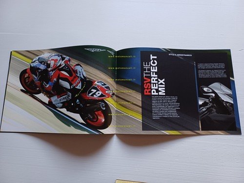 Aprilia RSV 1000 R 2006-7 depliant italiano originale