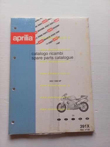Aprilia RSV 1000 SP 1999 catalogo ricambi originale NUOVO