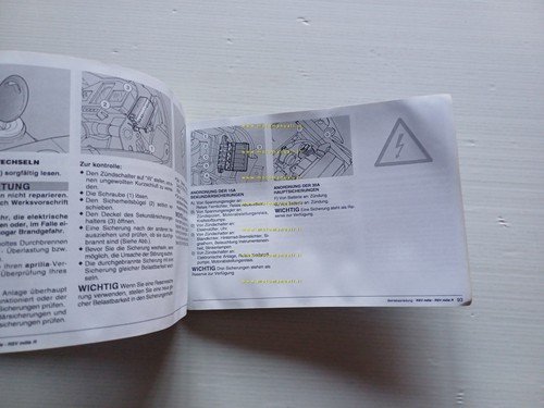 Aprilia RSV Mille - Mille R 2000 manuale uso manutenzione …