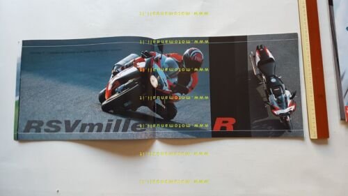 Aprilia RSV Mille - R 2001 depliant TESTO FRANCESE originale