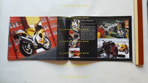 Aprilia RSV Mille - R 2001 depliant TESTO FRANCESE originale