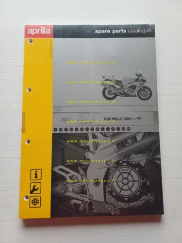 Aprilia RSV Mille + "R" 2001 catalogo ricambi TELAIO originale …