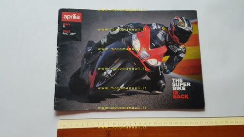 Aprilia RSV4 R - RSV4 Factory 1000 2009 depliant originale …