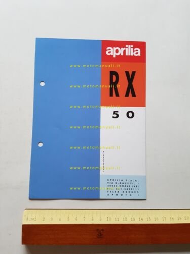 Aprilia RX 50 1990 depliant volantino originale italiano