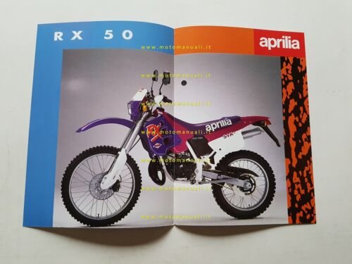 Aprilia RX 50 1990 depliant volantino originale italiano