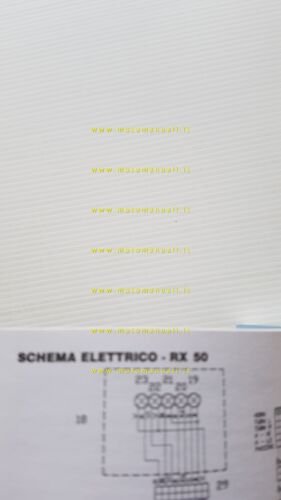 Aprilia RX 50 1996 manuale uso manutenzione libretto ITALIANO originale