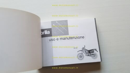 Aprilia RX 50 1996 manuale uso manutenzione libretto ITALIANO originale