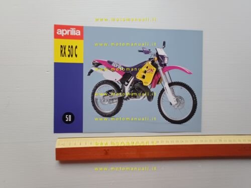 Aprilia RX 50 C 1992 depliant originale brochure