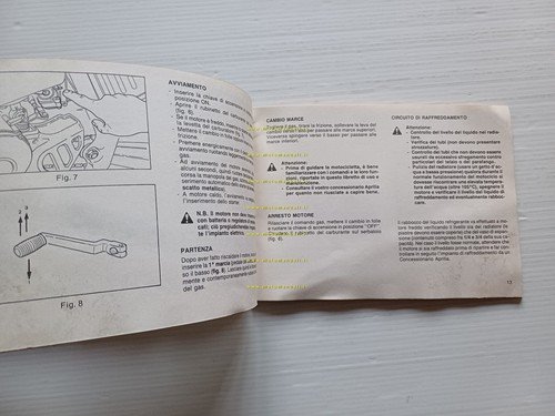 Aprilia RX 50 manuale uso manutenzione libretto istruzioni originale italiano