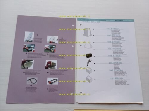 Aprilia Scarabeo 125-150 2000 catalogo accessori dedicati originale