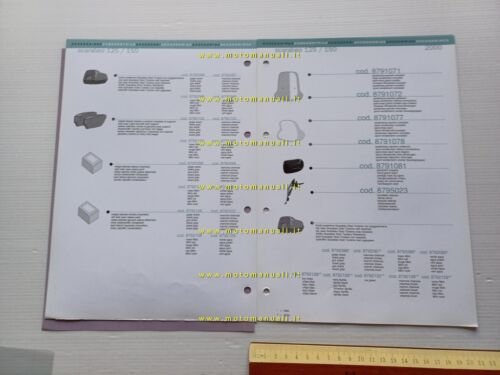 Aprilia Scarabeo 125-150 2000 catalogo accessori dedicati originale