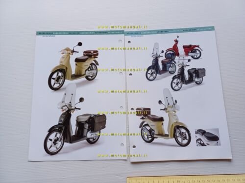 Aprilia Scarabeo 50 2000 catalogo accessori dedicati originale