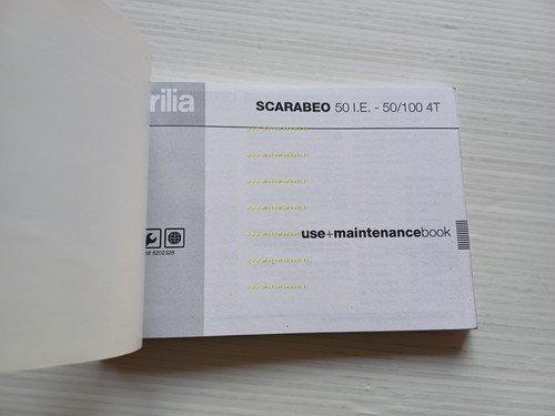 Aprilia Scarabeo 50 ie 2T - 50-100 4T 2002 manuale …