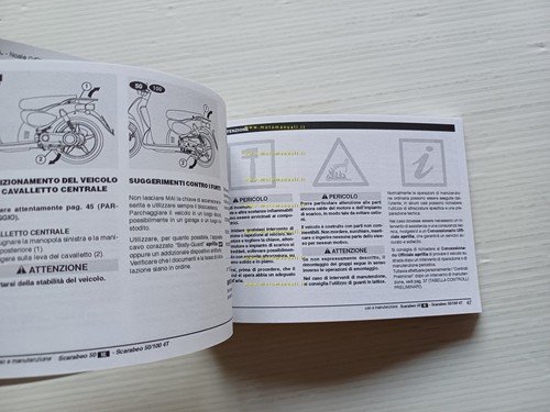 Aprilia Scarabeo 50 ie 2T - 50-100 4T 2002 manuale …
