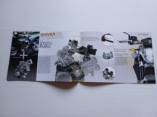 Aprilia Shiver 750 2007 depliant italiano originale