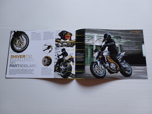 Aprilia Shiver 750 2007 depliant italiano originale