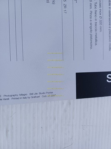 Aprilia Shiver 750 2007 depliant italiano originale