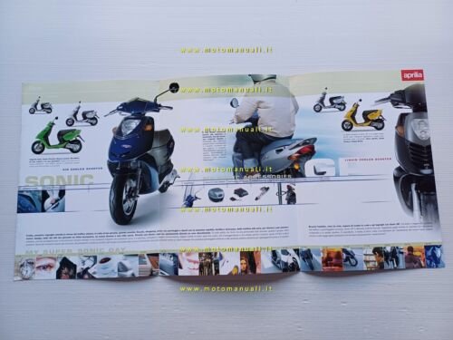 Aprilia Sonic 50 1999 depliant originale italiano