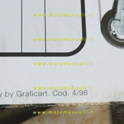 Aprilia Sonic GP 50 1998 depliant originale italiano