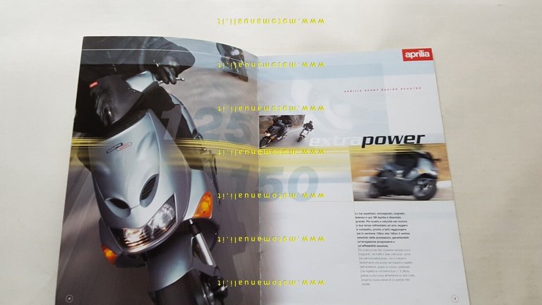 Aprilia SR 125-150 1999 depliant originale italiano