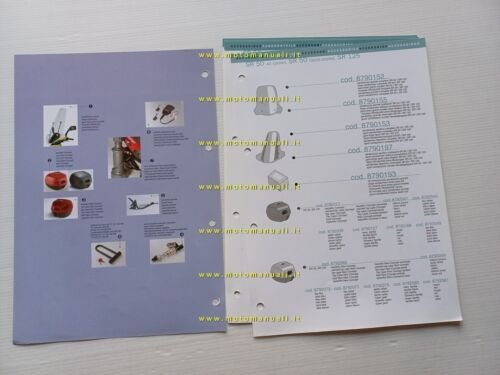 Aprilia SR 50 - SR 125 scooter 2000 catalogo accessori …
