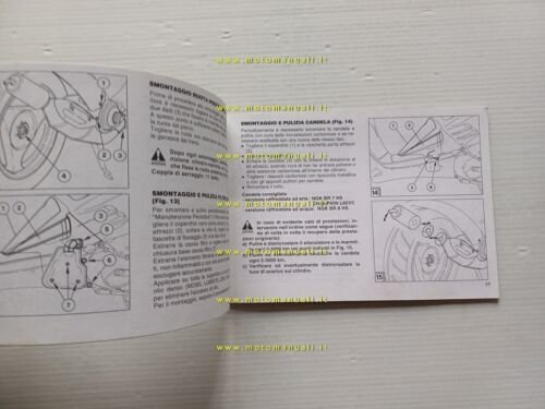 Aprilia SR 50 1994 manuale uso manutenzione libretto istruzioni originale