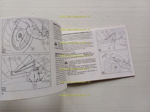 Aprilia SR 50 1994 manuale uso manutenzione libretto istruzioni originale