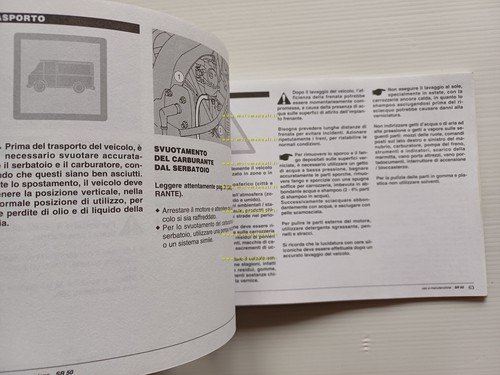 Aprilia SR 50 1996-97 manuale uso manutenzione libretto originale