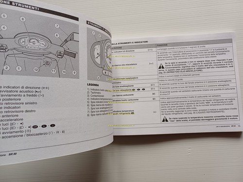 Aprilia SR 50 1996-97 manuale uso manutenzione libretto originale