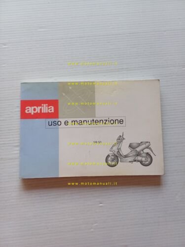Aprilia SR 50 2000-2002 manuale uso manutenzione ORIGINALE