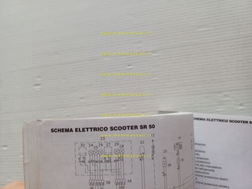 Aprilia SR 50 2000-2002 manuale uso manutenzione ORIGINALE