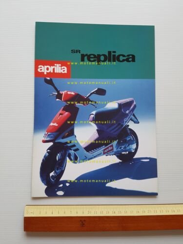 Aprilia SR 50 Replica Reggiani depliant ITALIANO originale