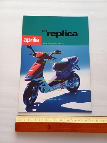 Aprilia SR 50 Replica Reggiani depliant ITALIANO originale