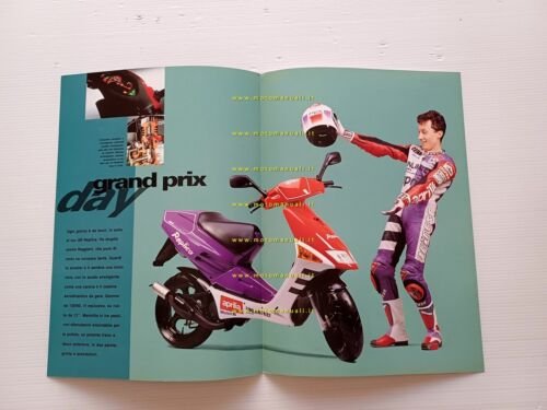Aprilia SR 50 Replica Reggiani depliant ITALIANO originale