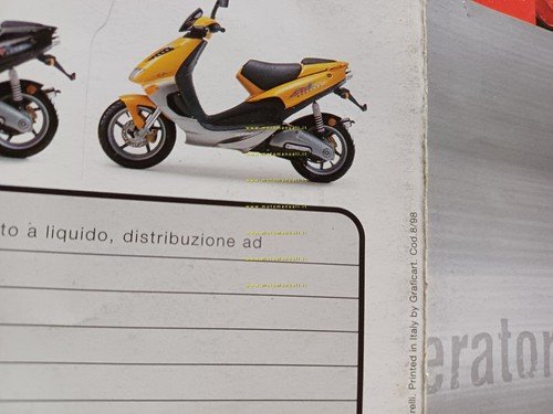 Aprilia SR 50 Stealth 1998 depliant italiano originale