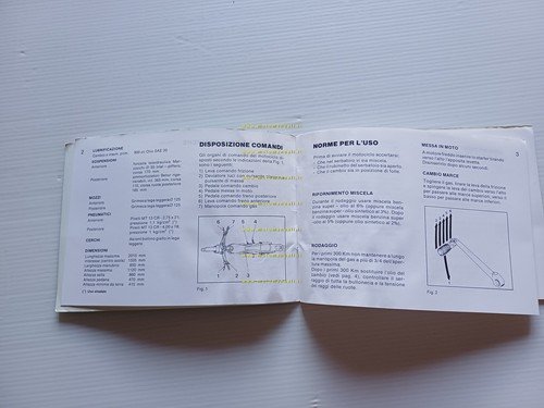 Aprilia TR 320 Trial 1983 manuale uso manutenzione libretto originale
