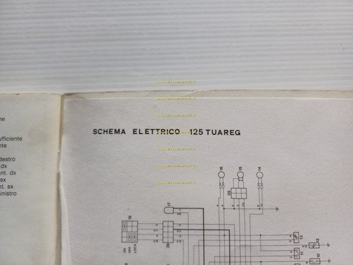 Aprilia Tuareg 125 1987 manuale uso manutenzione libretto istruzioni originale