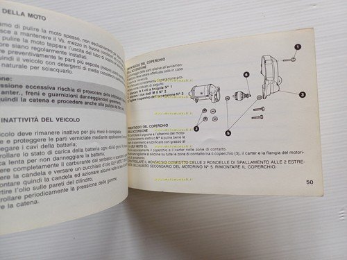 Aprilia Tuareg 125 1987 manuale uso manutenzione libretto istruzioni originale