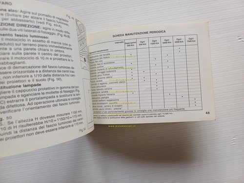 Aprilia Tuareg 125 1987 manuale uso manutenzione libretto istruzioni originale