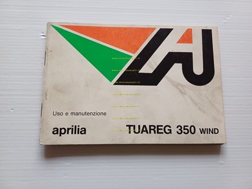 Aprilia Tuareg 350 Wind 1987 manuale uso manutenzione libretto originale