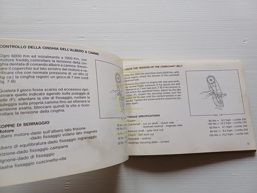 Aprilia Tuareg 350 Wind 1987 manuale uso manutenzione libretto originale