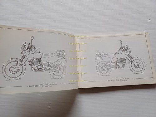 Aprilia Tuareg 350 Wind 1987 manuale uso manutenzione libretto originale