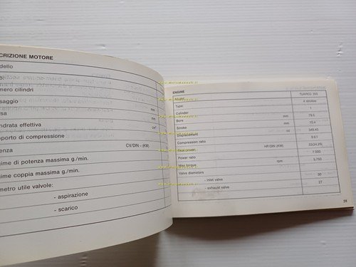 Aprilia Tuareg 350 Wind 1987 manuale uso manutenzione libretto originale