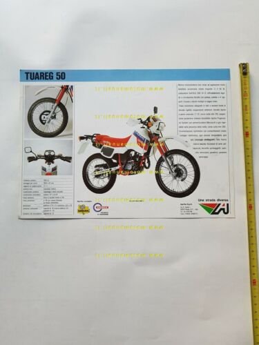 Aprilia Tuareg 50 Enduro 1985 depliant originale italiano