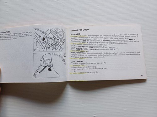 Aprilia Tuareg 600 Wind manuale uso manutenzione libretto istruzioni originale