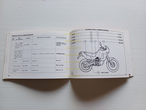 Aprilia Tuareg 600 Wind manuale uso manutenzione libretto istruzioni originale