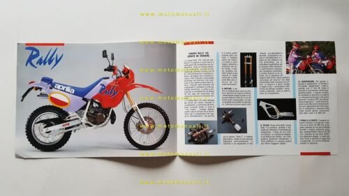 Aprilia Tuareg Rally 125 1989 depliant originale