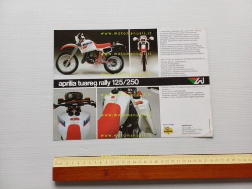 Aprilia Tuareg Rally 250 - 125 1984 depliant italiano originale