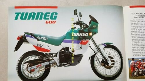Aprilia Tuareg Wind 600 1989 depliant originale moto brochure prospekt
